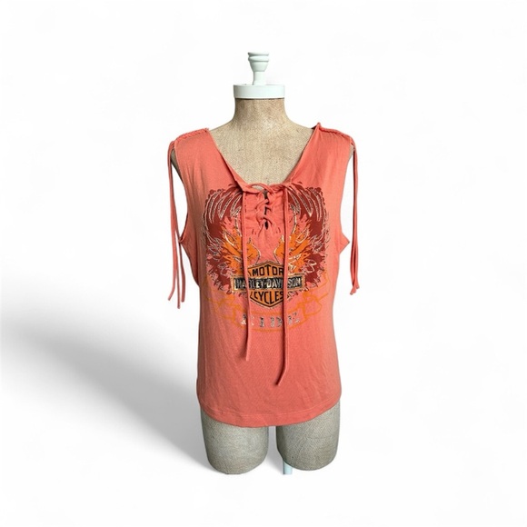 Harley Davidson Tank Top Woman's Medium - Picture 9 of 10